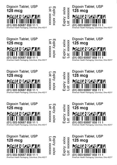 125 Mcg Digoxin Tablet Blister.jpg (125 Mcg Digoxin Tablet Blister)